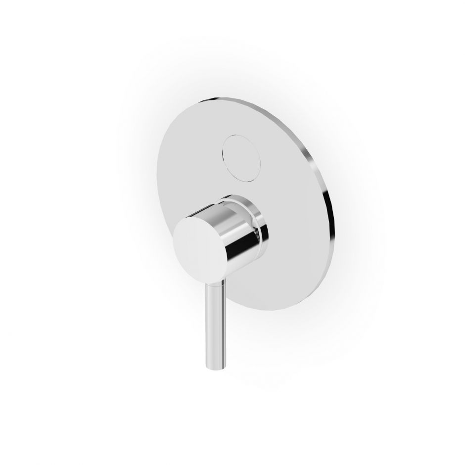 Изображение Встраиваемый смеситель для душа Zucchetti Pan ZP6776 с кнопочным переключателем