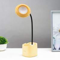 Настольная лампа сенсорная 16848/1YL LED 2Вт USB АКБ желтый 9,5х9,5х38 см RISALUX