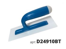 Кельма Пластиковая Makler D24910BT Трапеция, Размер 240х100 мм, Мягкая, Белая, без Заточки.