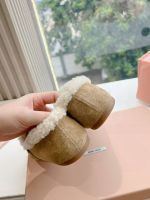 Лоферы MIU MIU Premium с мехом