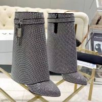 Сапоги GIVENCHY со стразами Premium