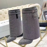 Сапоги GIVENCHY со стразами Premium