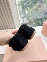 Лоферы MIU MIU Premium с мехом