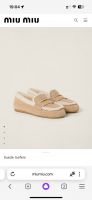 Лоферы MIU MIU Premium с мехом