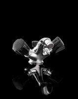 Смеситель Devon&Devon Black Morris DDMRBL320 схема 1