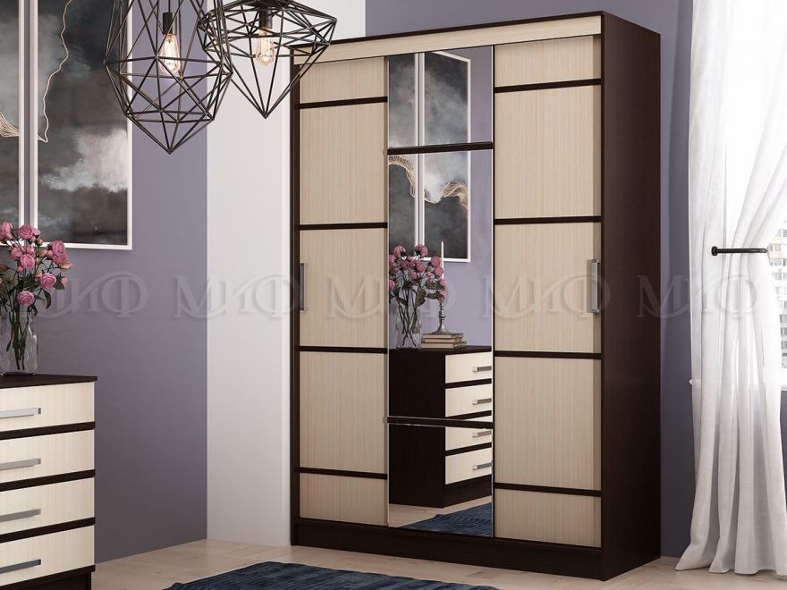 Шкаф=-Купе Сакура 1,5 м