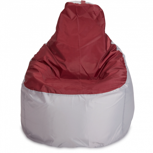 Кресло-мешок Комфорт  Серый и бордовый