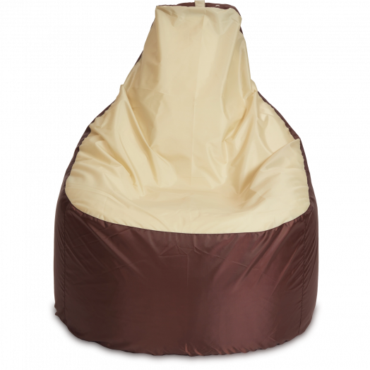 Кресло-мешок Комфорт  Коричневый и бежевый