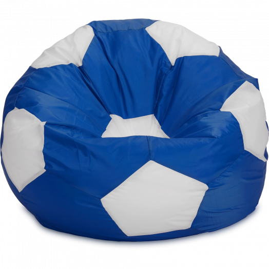 Кресло-мешок Мяч  Синий и белый