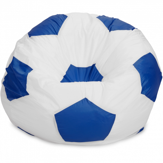 Кресло-мешок Мяч  Белый и синий