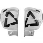 Комплект защитных пластин к мотоботам Leatt 5.5 FlexLock Shin Plate Kit White/Black (2026)