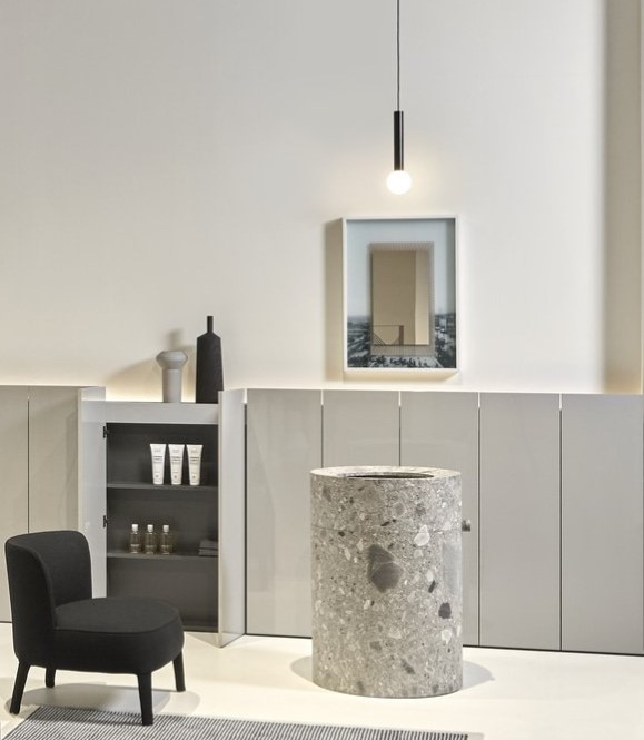 Шкаф в ванную комнату Antonio Lupi ANIMA LIQUIDA ФОТО