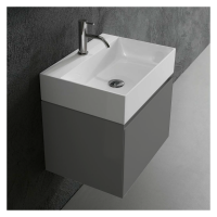 Тумба под раковину Antonio Lupi GESTO GESTO12454 CRETA GOFFRATO схема 1