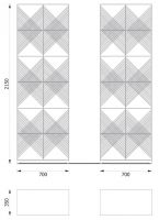 Стеллаж для ванной Antonio Lupi TRAMATO TRC21 Brunito схема 3