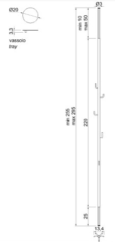 Вешалка напольная Antonio Lupi CACTUS схема 2