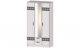 Коста-Рика Шкаф 3х ств. (ш1200*г570*в2300мм) Анкор светлый