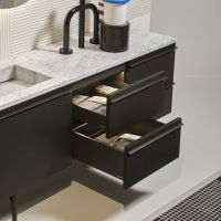 База с двумя ящиками Antonio Lupi BORDERLINE RAB654 с подсветкой схема 1