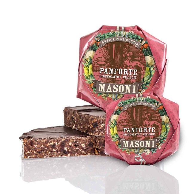 Панфорте Вишня и шоколад Masoni, Panforte Cioccolato e ciliegie