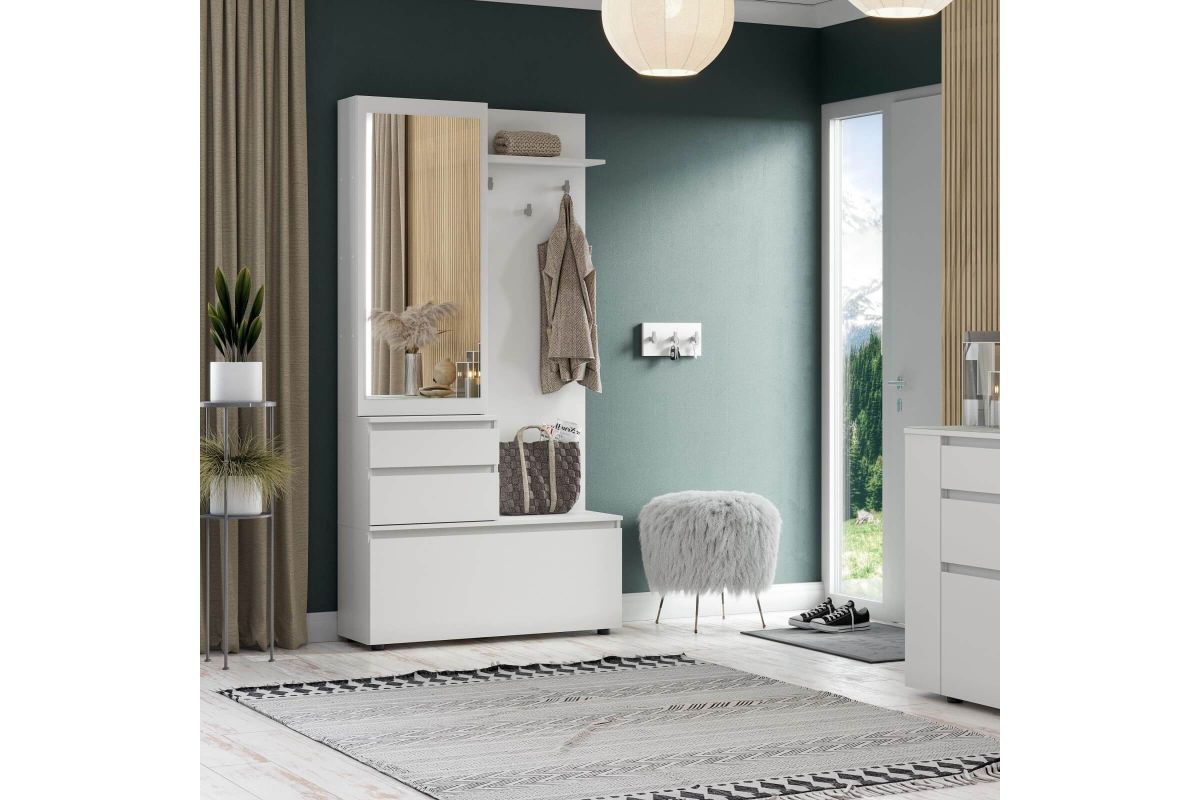 Вешалка с зеркалом "Одри"