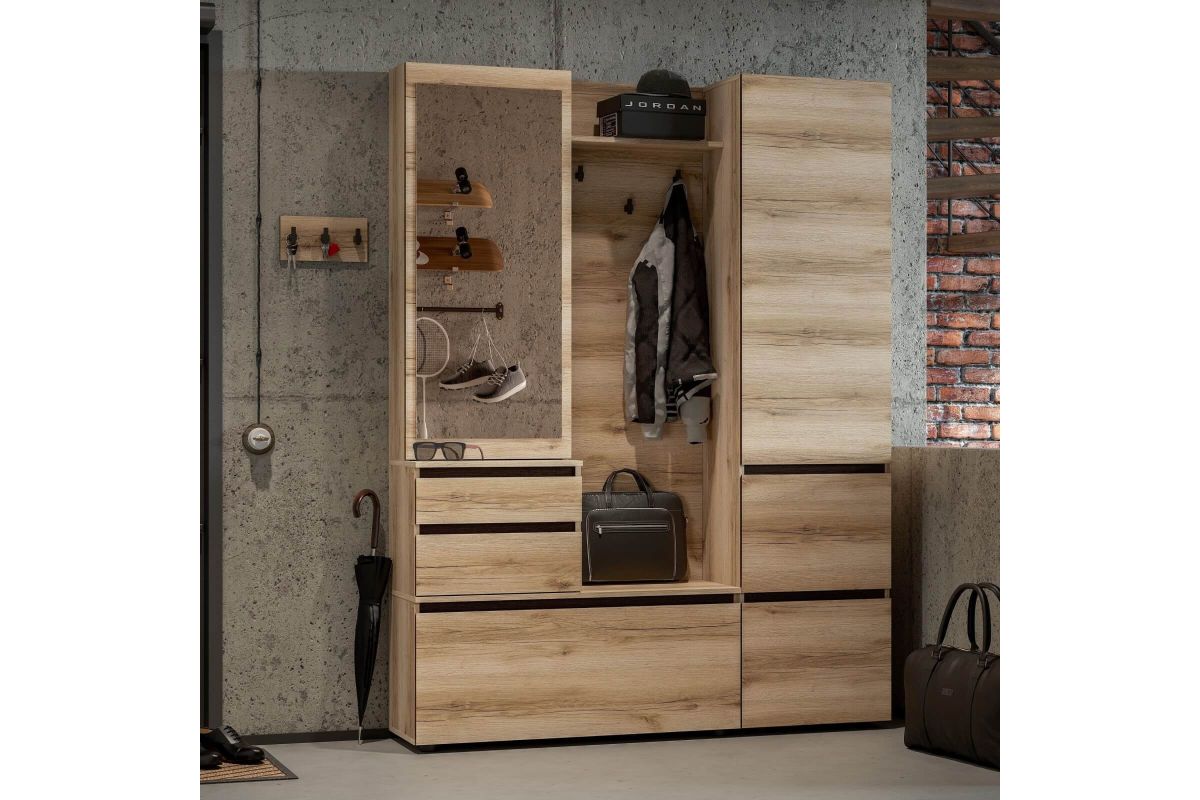 Вешалка с зеркалом "Берген"