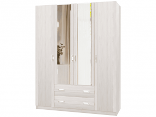САБРИНА-2 Шкаф ПШ-3 (ш1800*г600*в2300мм) Ясень анкор светлый