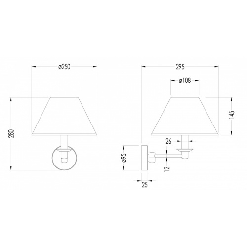 Светильник Devon&Devon  2VAJUDITH ФОТО