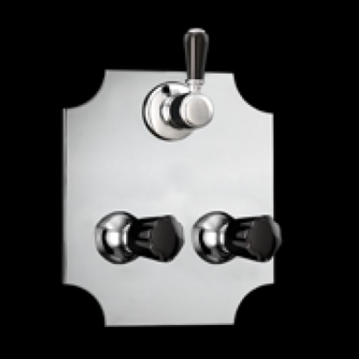 Изображение Смеситель для душа Devon&Devon Black Morris DDMRBL348