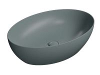 Раковина-чаша накладная овальная GSI PURA 884204 420 мм х 600 мм, Agave Matte схема 1