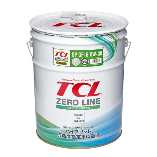 TCL Zero Line Fully Synth, Fuel Economy, GF-6, 0W-30 SP, 20л