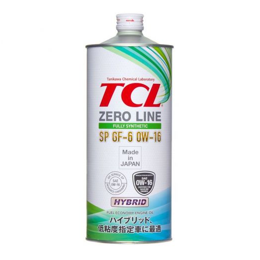 TCL Zero Line Fully Synth, Fuel Economy, GF-6, 0W-16 SP, 1л