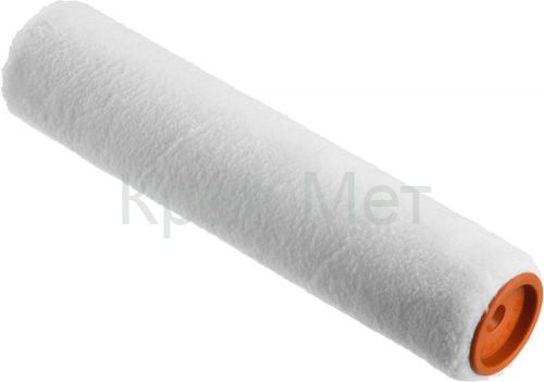 ЗУБР ОПТИМА-ВЕЛЮР, 40 х 240 мм, бюгель 6 мм, ворс 4 мм, полиэстер, для лаков и эмалей, малярный ролик (02547-24)