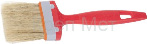 ЗУБР УНИВЕРСАЛ, 63 мм, 2.5″, светлая натуральная щетина, пластмассовая ручка, все виды ЛКМ, плоская кисть (01015-063)