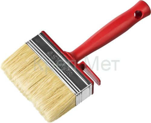 STAYER UNIVERSAL, 3 х 10 см, светлая щетина, пластмассовый корпус, все виды ЛКМ, макловица (01824-10)