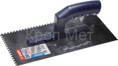 ЗУБР 130 х 280 мм, зуб 4 х 4 мм, штукатурная гладилка, Профессионал (0804-04)