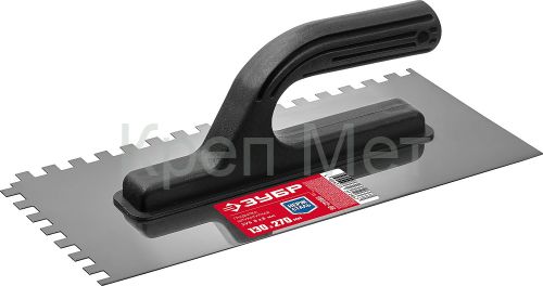 ЗУБР 130 х 270 мм, зуб 8 х 8 мм, штукатурная гладилка (08042-08)