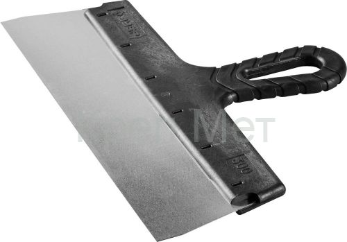 ЗУБР 300 мм, пластиковая ручка, нержавеющий фасадный шпатель (10077-30)