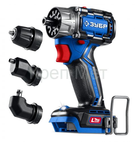 ЗУБР КОМПАКТ Комби #1, 20 В, 50 Н·м, без АКБ (LMS), бесщеточная модульная дрель-шуруповерт, ПРОФЕССИОНАЛ (DB-50-H3)