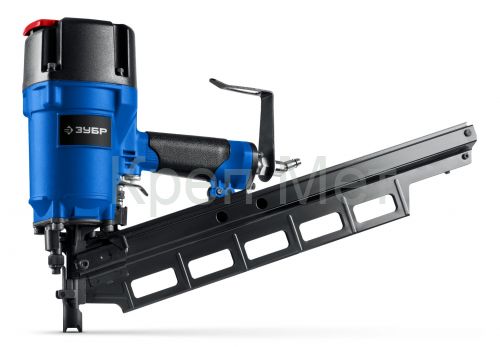 ЗУБР SN21-90A, пневматический нейлер для реечных гвоздей ЗУБР SN21 (50-90 мм), Профессионал (31923)
