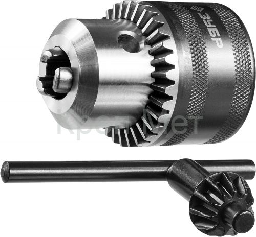 ЗУБР 16 мм, 1/2″, ударный сверлильный патрон с ключом для дрели, Профессионал (2908-16-1/2)