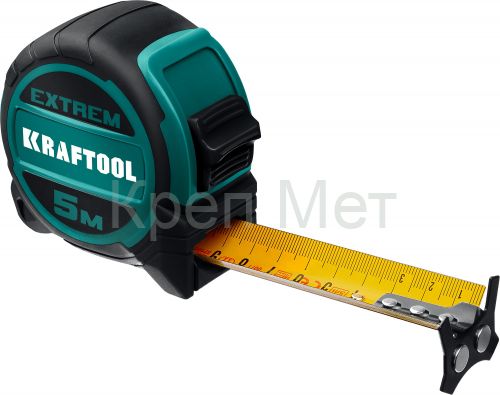 KRAFTOOL Extrem, 5 м х 32 мм, рулетка со сверх широким полотном (34127-5)
