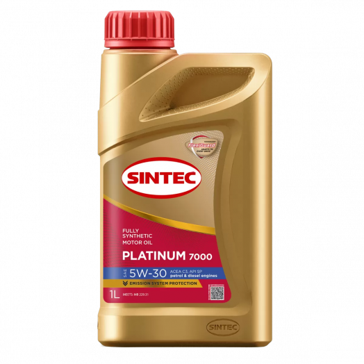 Sintec Platinum 7000 5W-30 C3 SP, 1л