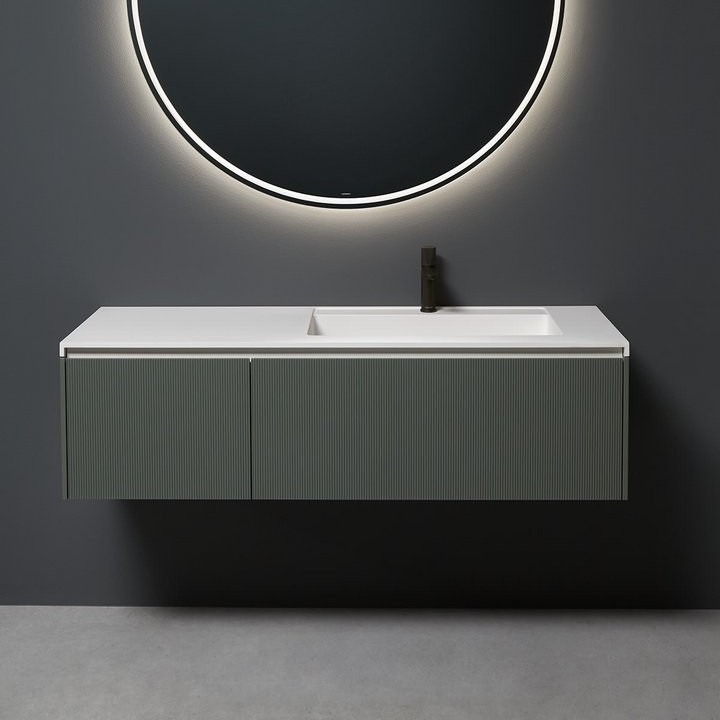 Модульный комплект мебели с раковиной Antonio Lupi BINARIO цена от 642 456 ₽ Фото Модульный комплект мебели с раковиной Antonio Lupi BINARIO