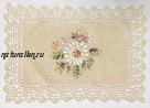 Скатерть-салфетка с кружевом из 100% хлопка (45*30 см)