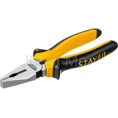 STAYER TOPGrip, 180 мм, комбинированные плоскогубцы (2205-1-18)