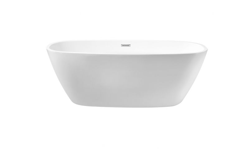 Ванна акриловая,отдельностоящая, AQUATEK ТЕРА в цвете белый глянцевый AQ-128778WT