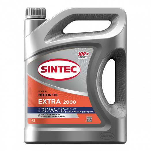 Sintec Extra 2000 20W-50 SJ/CF, 5л