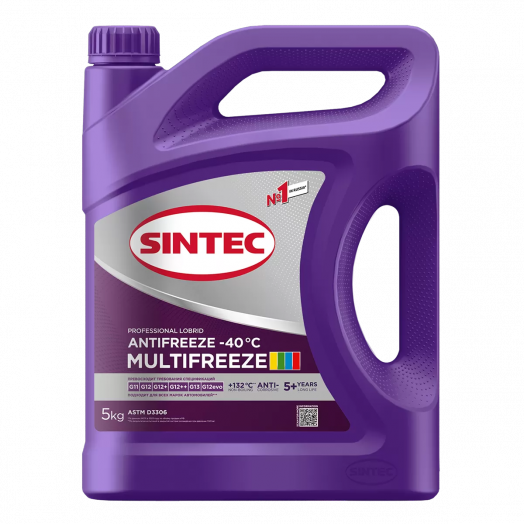 Sintec Antifreeze Multifreeze violet -40 °С, 5кг