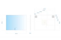 Зеркало ABBER See AG6103SL-0.8 с подсветкой, сенсорный выключатель, диммер схема 3