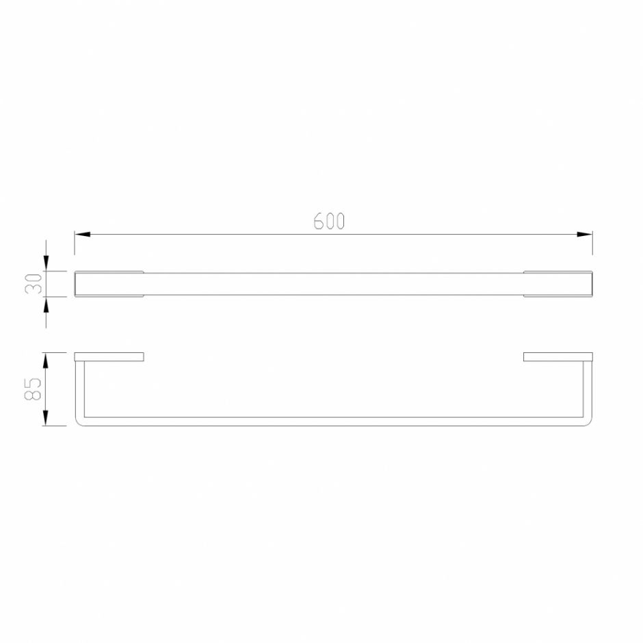 Полотенцедержатель ABBER Westen AA1754G золото матовое ФОТО