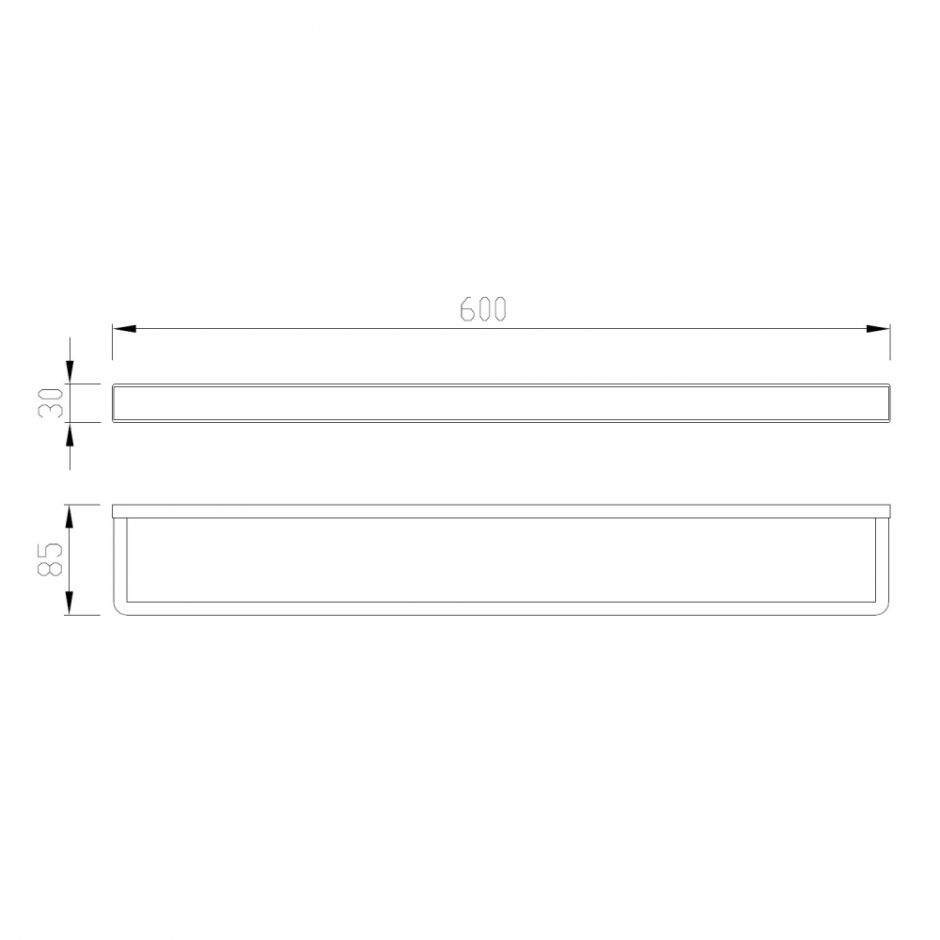 Полотенцедержатель ABBER Westen AA1755 хром ФОТО